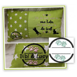 Stickdatei - Namensstempel Pfote